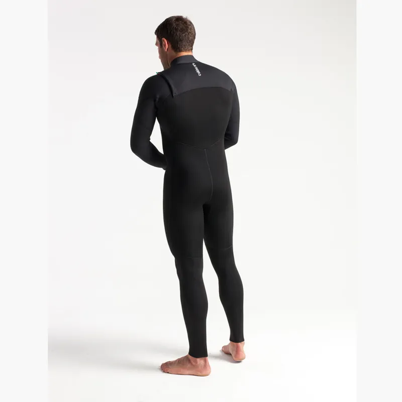 C-Skins Mens Session 3/2 Chest Zip Wetsuit Black-1